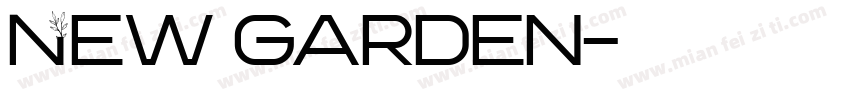 New garden字体转换